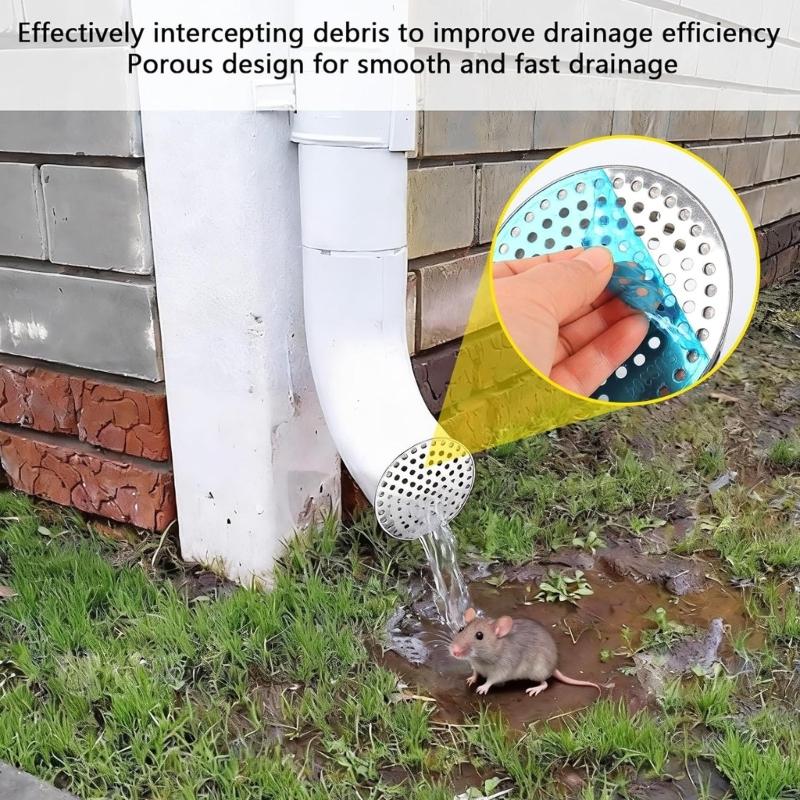 Wytrzymały Zestaw Pokryw do Odpływu Prysznicowego Stal Nierdzewna Z Otworem 2 cale Dla Optymalnej Wydajności Przepływu Wody