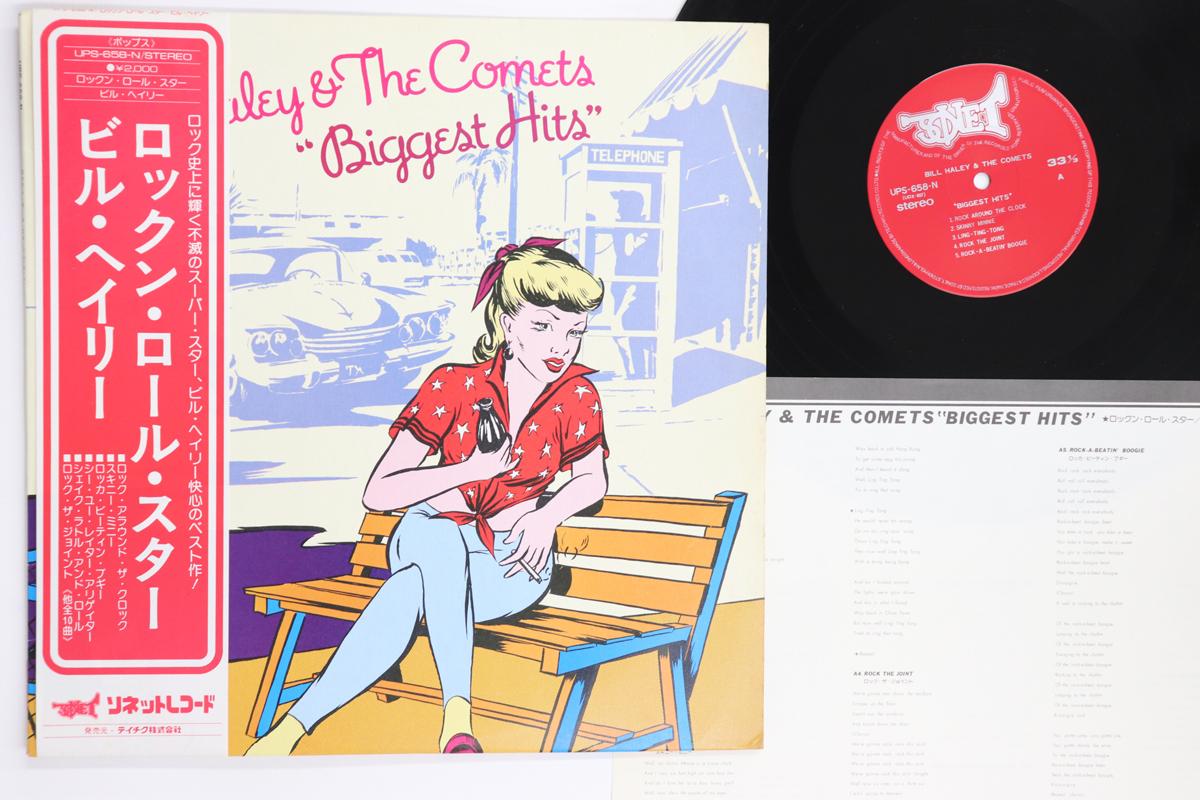 

LP Record BILL HALEY THE COMETS Biggest Hits Of Sonny James UPS658N SONET 1977 Japan Obi Rock Used