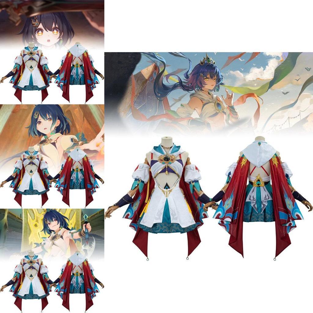 Fashionable Honkai Star Rail Yanlun Yuli Cosplay Costume Featuring Soft Polyester Material