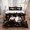 Set Copripiumino Tokio Hotel 3 Pezzi - Biancheria da Letto Morbida e Traspirante, Include 1 Copripiumino e 1/2 Federe (Nessun inserto) yy251107196
