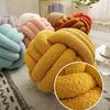 Pillow Manual Braided Knot Round Ball Shape Sherpa Elastic Sleeping Companion Sofa Couch Decoration Throw Pillow Photography Cushion