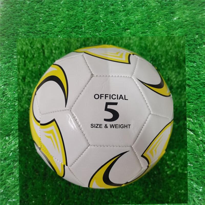 Yellow Size 5 PVC Soccer Ball