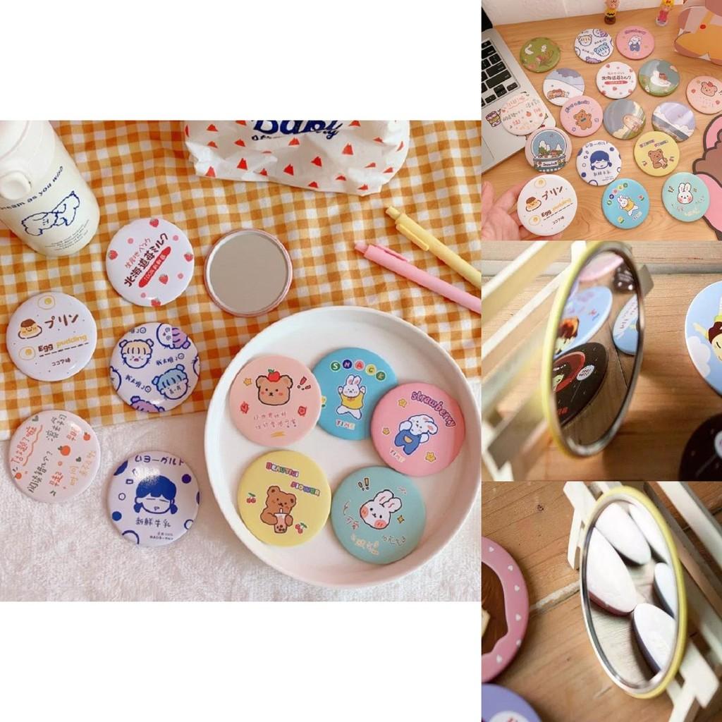 Fashionable Random Color Pocket Makeup Mirror For Girls