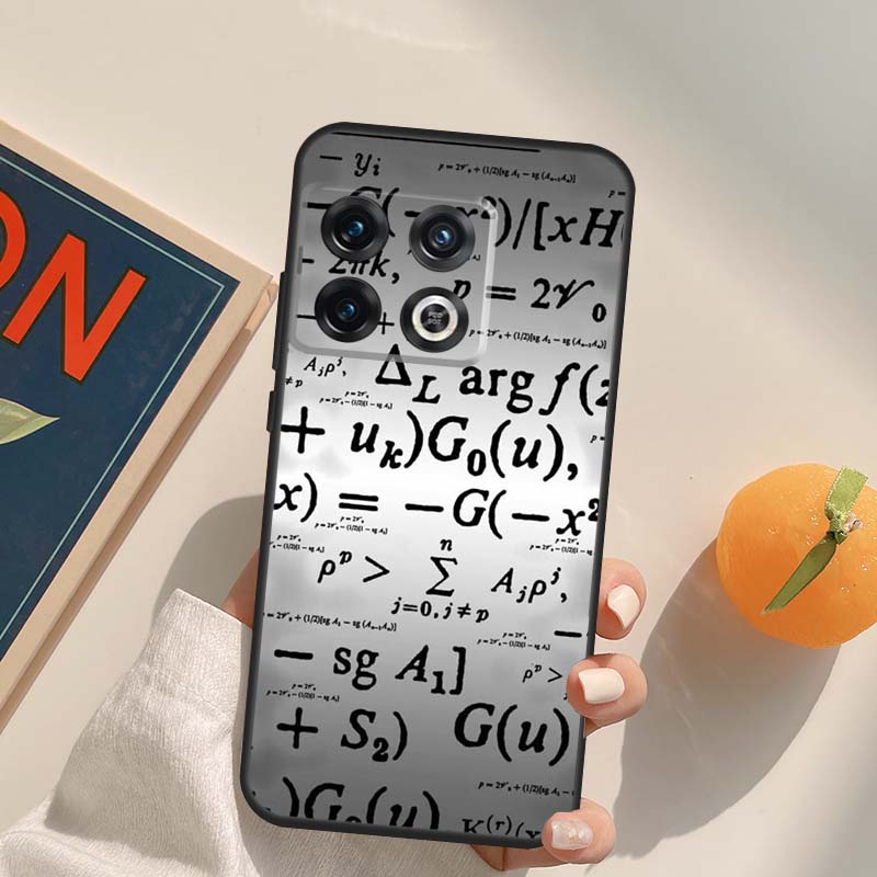 E=mc2 Mathematical Equation Physical Case For OnePlus 15 13 12 11 13R 12R 10T 8T 13T OnePlus Nord 5 CE 3 2 4 Lite N20 N30 Cover