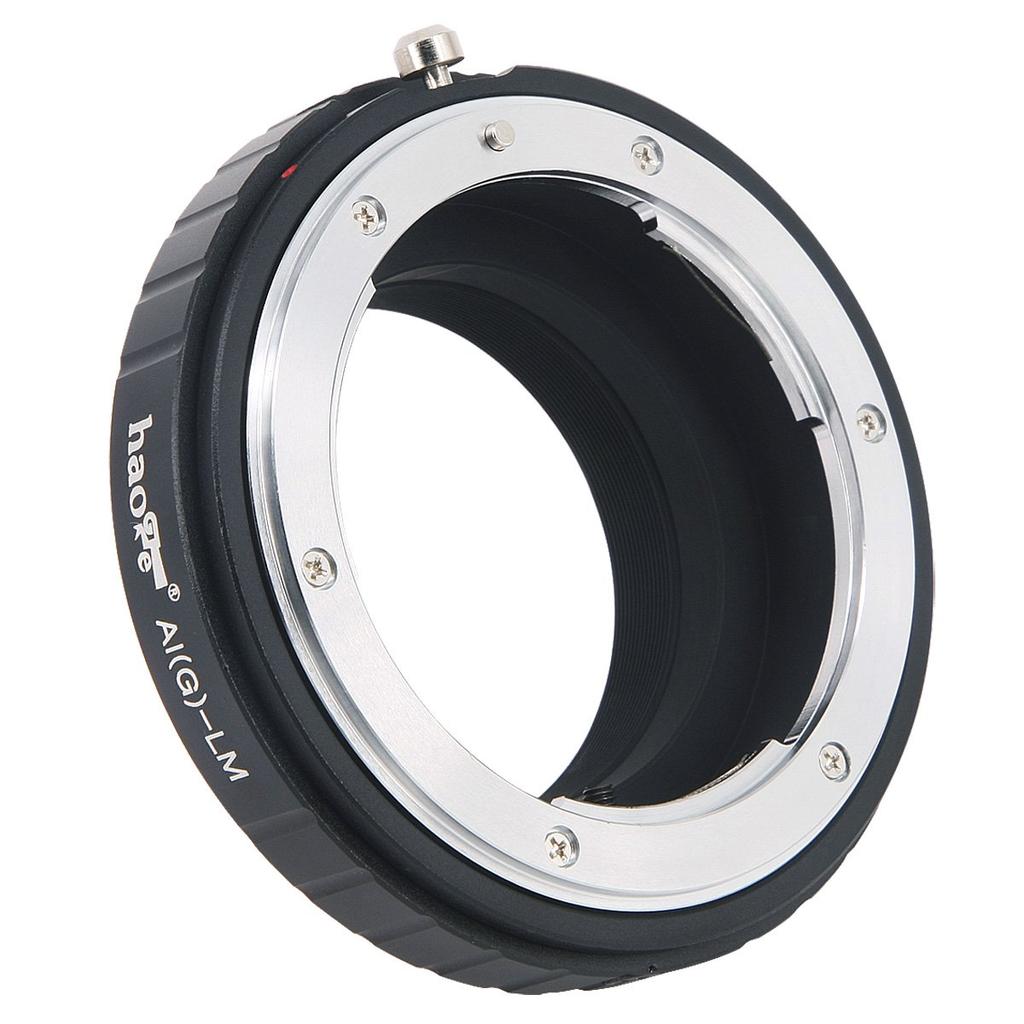 Haoge Lens Mount Adapter for Nikon Nikkor F Lens To Leica M LM Mount Including M AI/AIS/G/D Cameras, M240, M240P, M262, M3, M2, M1, M4, M5, M6, MP,