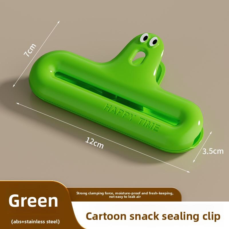 Household Snack Sealing Clips Sealing Clips Kitchen Restaurant Food Moisture-proof Sealing Artifact Creative Cartoon Plastic Clips