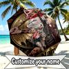 Custom Name Personalized Harley Quinn Print Umbrella, Auto Open Close, 8‑Rib Sturdy Frame, Commute Camping Hiking Use, Birthday Gift