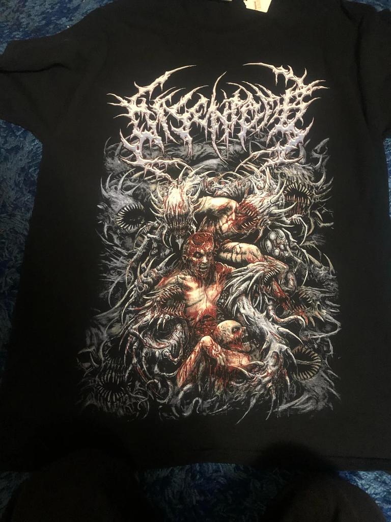 Brutal Death Metal Band Disentomb Album Poster Graphic Print Tshirt Men Women Crewneck Cotton Tee New Streetwear Oversized Tops