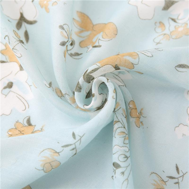 Japanese-Style Cotton & Linen Bohemian Scarf - Cashew Print and Silk Blend, Retro Artistic Design, Sunscreen Towel