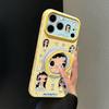 Applicable to 17promax iPhone case 15 cute cartoon 16 Xiaoyu rotating bracket iphone14 girl 13