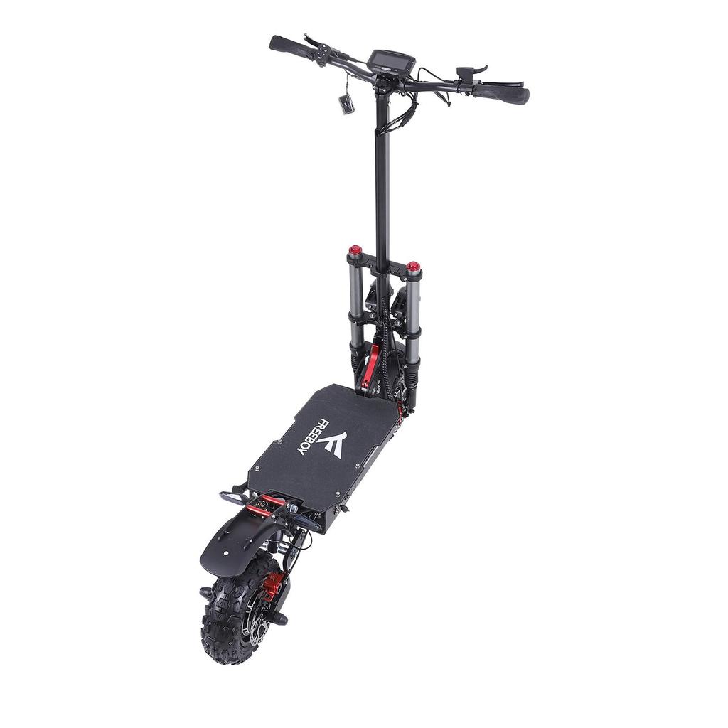 FREEBOY J30MAX 11" Electric Scooter Powerful Motor 3000W*2 Battery 60V38AH Hydraulic Brakes High-Performance E-Scooter