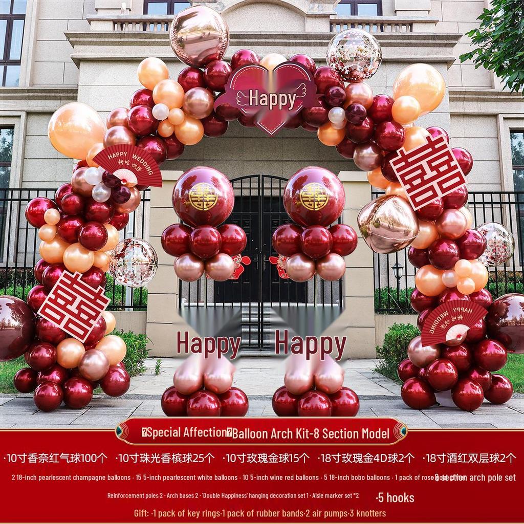 Wedding Balloon Arch Stand for Outdoor Aisle or Doorway Decoration