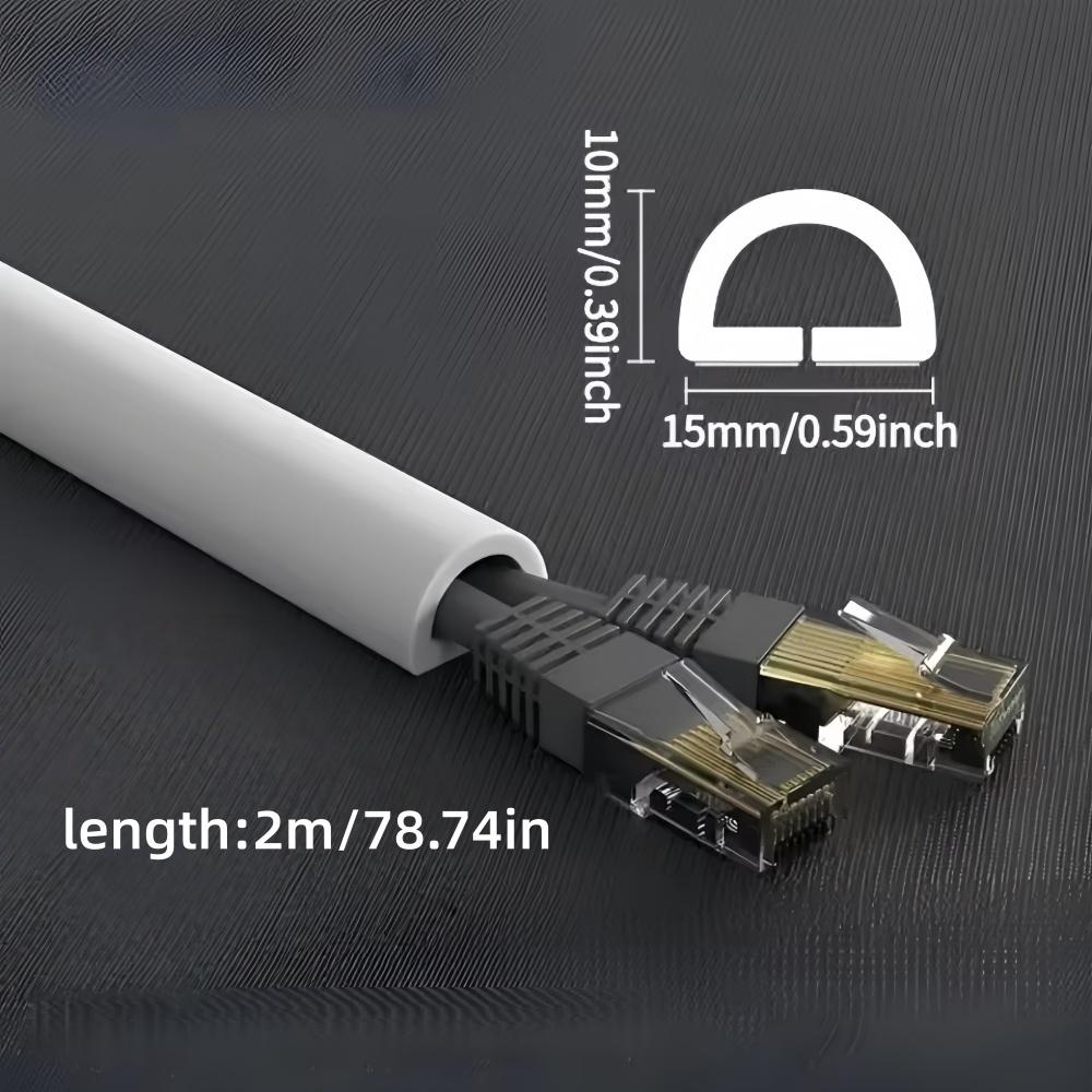 1pc 2mX1.5cm Self-adhesive Trunking Cable Management Versatile Cable Management Wear-resistant Design Cable Organizer