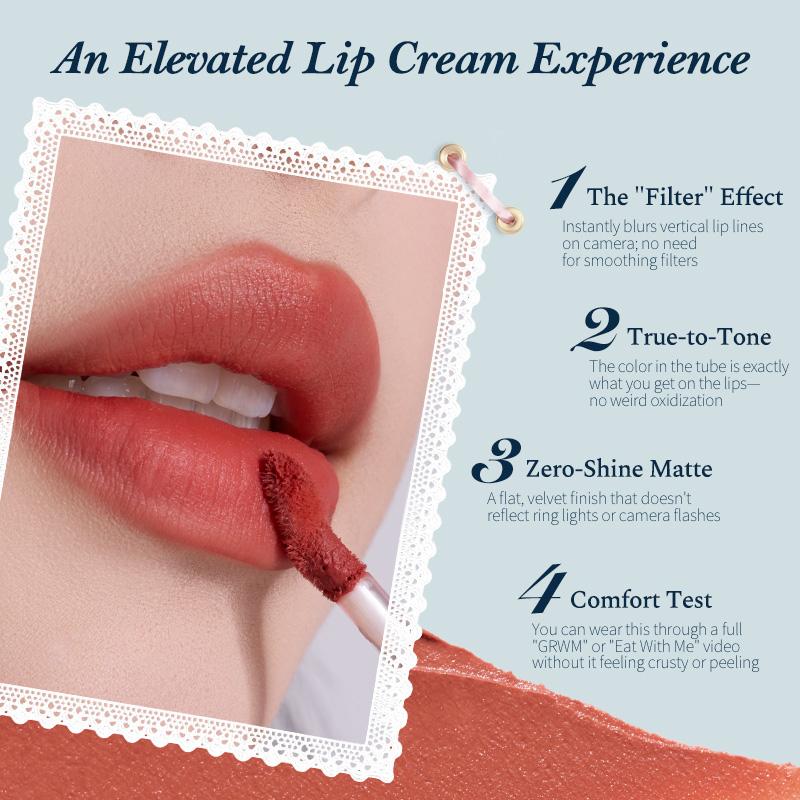 Flower Knows Make-up Bunny Garden Collectie Cloud Lip Crème Mat Fluweelachtige Lippenstift Koreaanse Lip Tint
