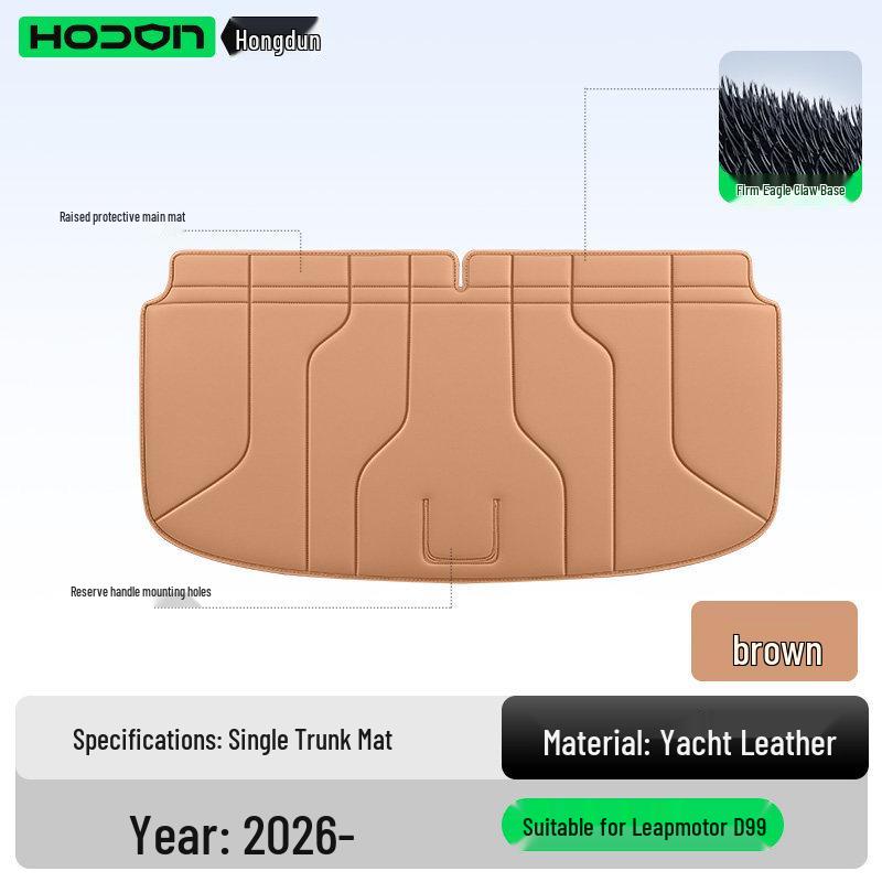 Leapmotor D99 Full Coverage Trunk Mat for 2026 Seven-Seater Model
