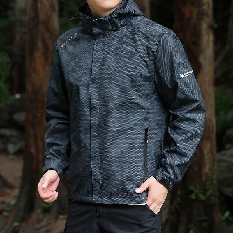 Herren Bergjacken Herren Wanderjacken Outdoor Abnehmbare Kapuze Mäntel Ski Snowboard Parka Winter Oberbekleidung