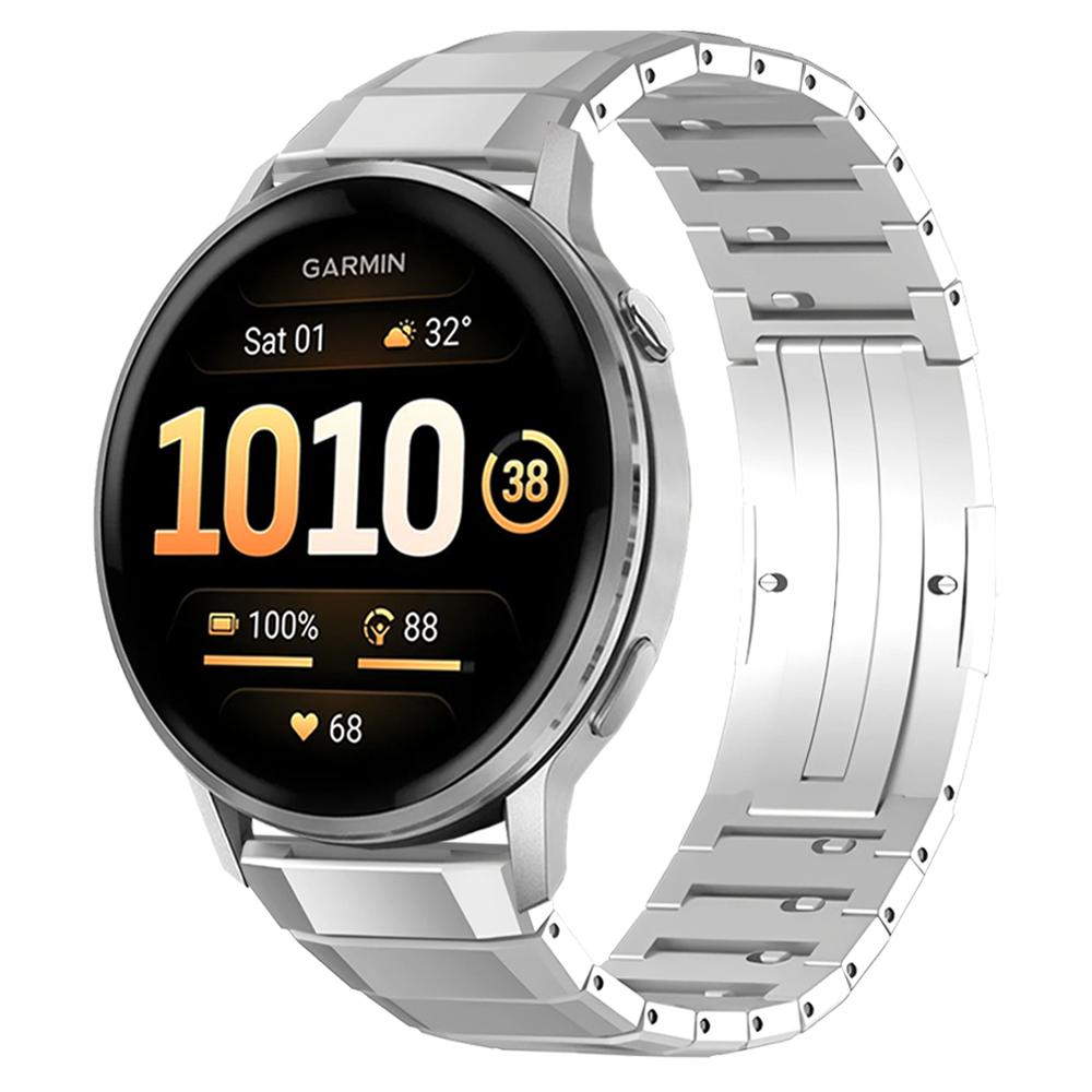 22mm Titan Metall Armband Riemen Für Garmin Venu 4 3 2 45mm/D2 Air X15 Luxus Uhrenarmband Für Forerunner 570 47mm 265 255 Band