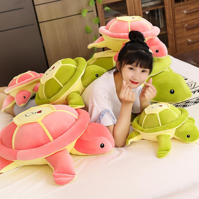 Shaped Adorable Heart Turtle Plush Toy Soft Down Cotton Sleep Kids Gift Doll