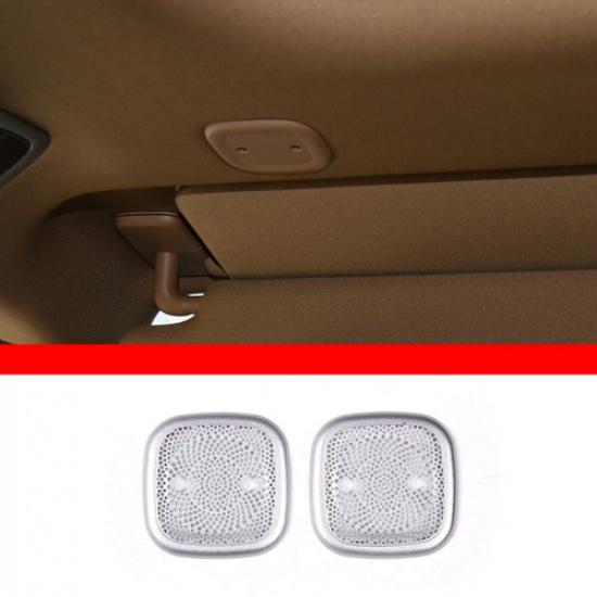 Silver Steel Roof Speaker Cover Mesh Trim For LR Range Rover Vogue -