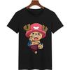 ONE PIECE Short Sleeve T-Shirt Men's Luffy Essolon Half Sleeve Clothes Men's and Women's Summer Bottom Shirt