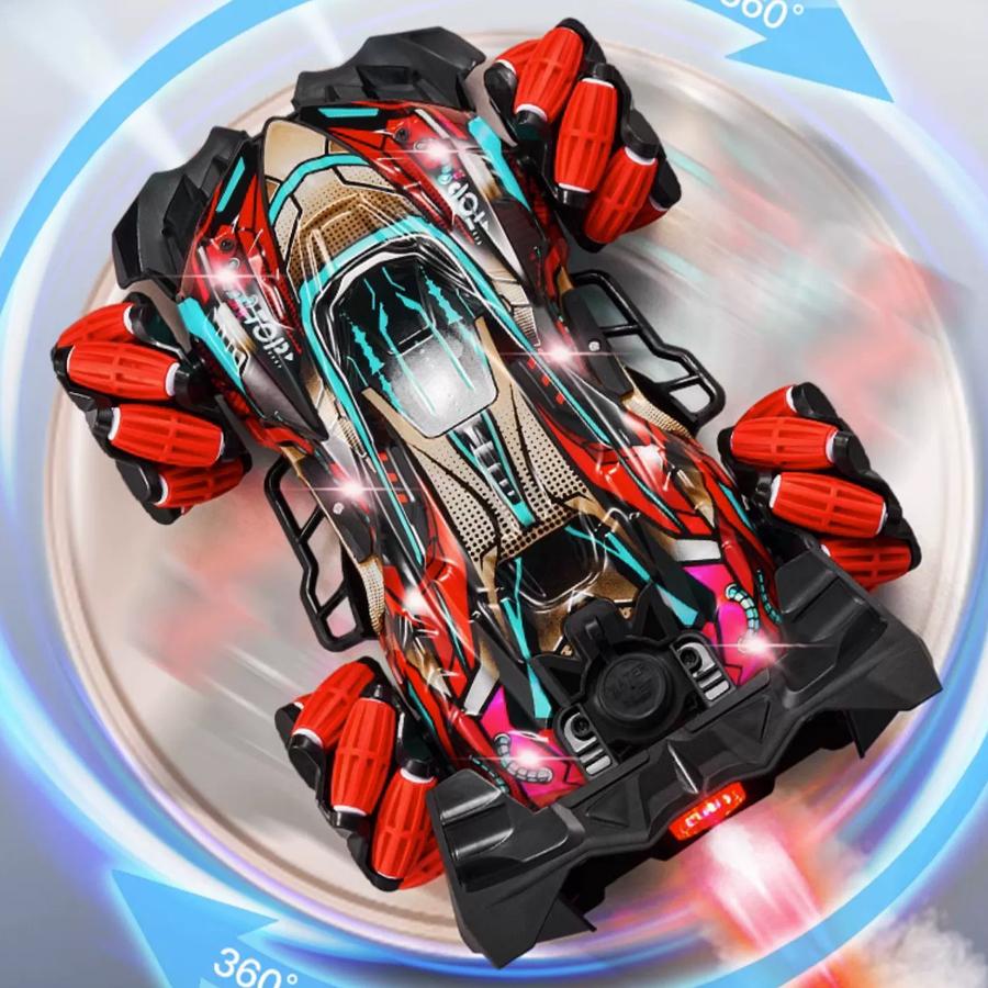 F1 zdalnie sterowany samochód do driftu z oświetleniem Led muzyka 2.4G rękawica gest radiowy pilot Spray samochód kaskaderski 4WD elektryczne zabawki dla dzieci