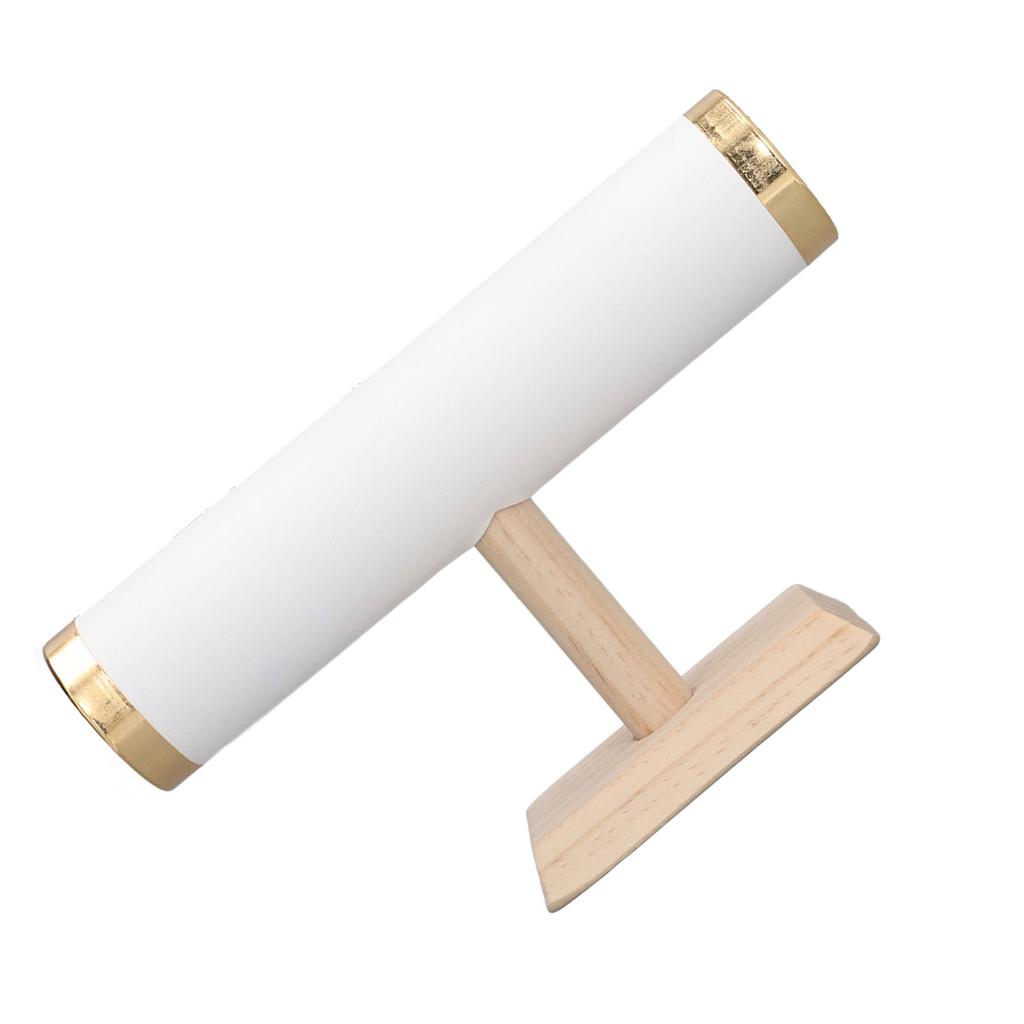 T Bar Bracelet Holder Display Organizer Golden Rimming for Watch Necklace Hair Scrunchy Hoop