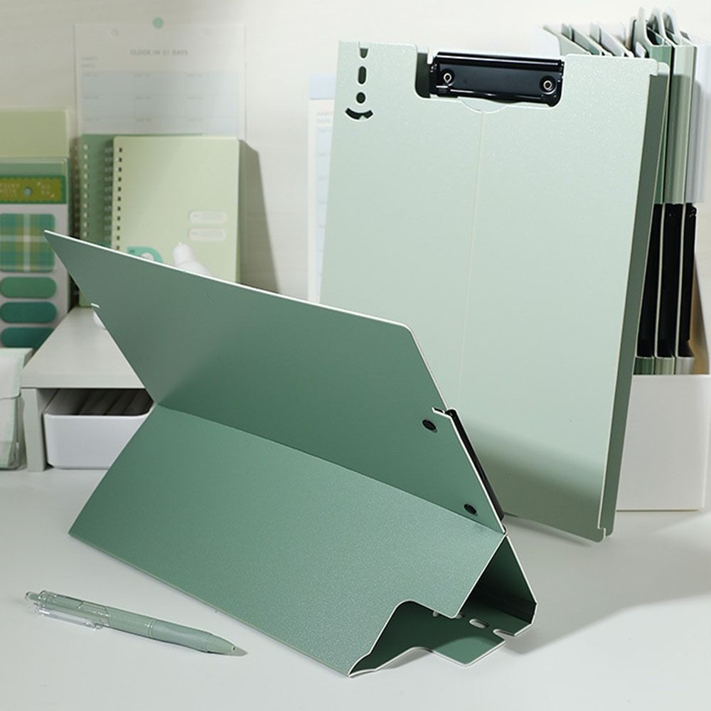 Foldable A4 Vertical Clip Board Dual Purpose Document Pad Acrylic Writing Pad  Office Supplies