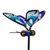 Butterfly Garden Stake Decorative Holiday Birthday Gift Yard Sign Outdoor Decoration for Pathway Balcony Outside Patio Walkway