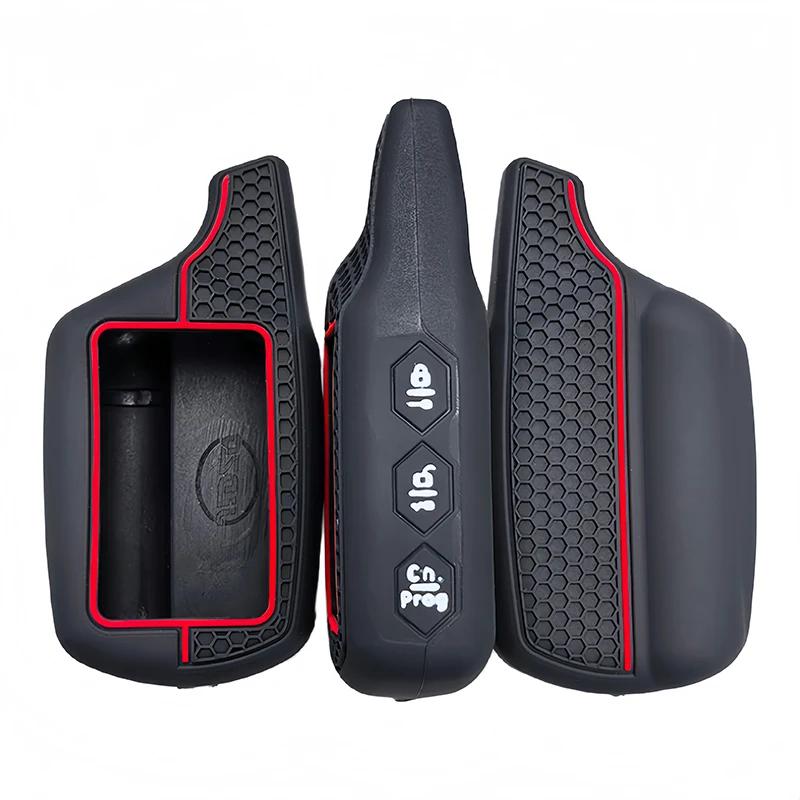 Silicone Car Case Cover For Starline B9 B91 B6 B61 A91 A61 V7 Remote Key Chain B9 B6 A91 A61 LCD Body 2 Way Car Alarm