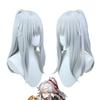 Piao Yi Honkai: Star Rail Jing Yuan Silver White Cosplay Wig with Scalp Simulation and Tiger Clip Ponytail