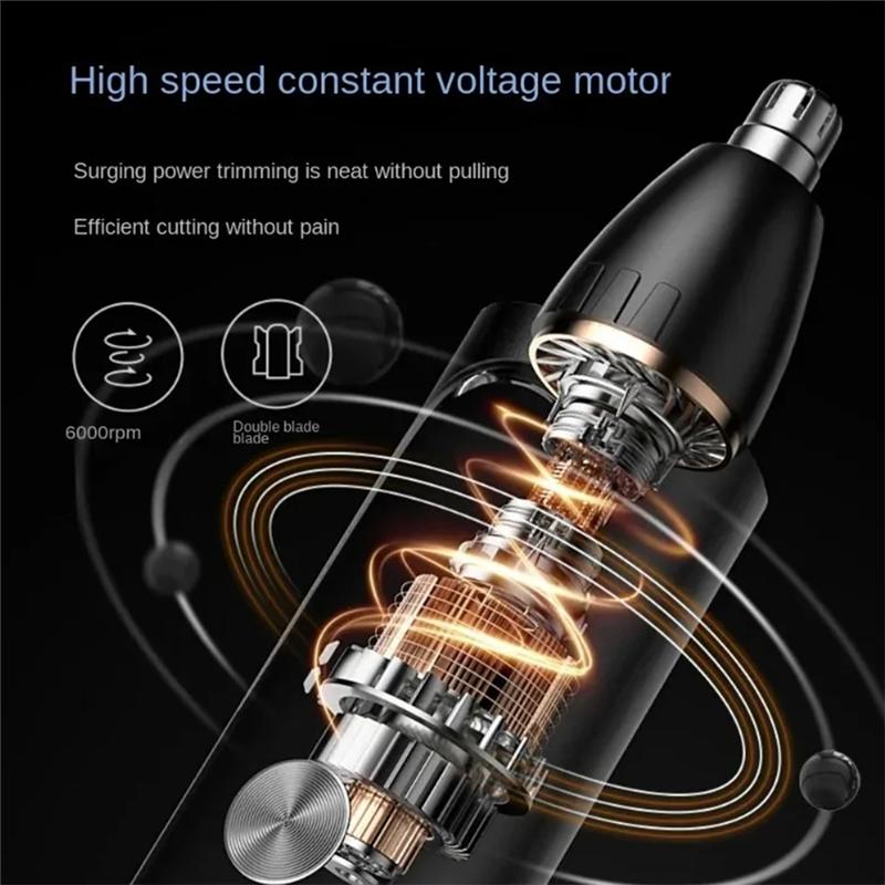 Electric Nose Hair Trimmer Rechargeable Portable Low Noise For Men And Women Electric Nose Hair Clipper