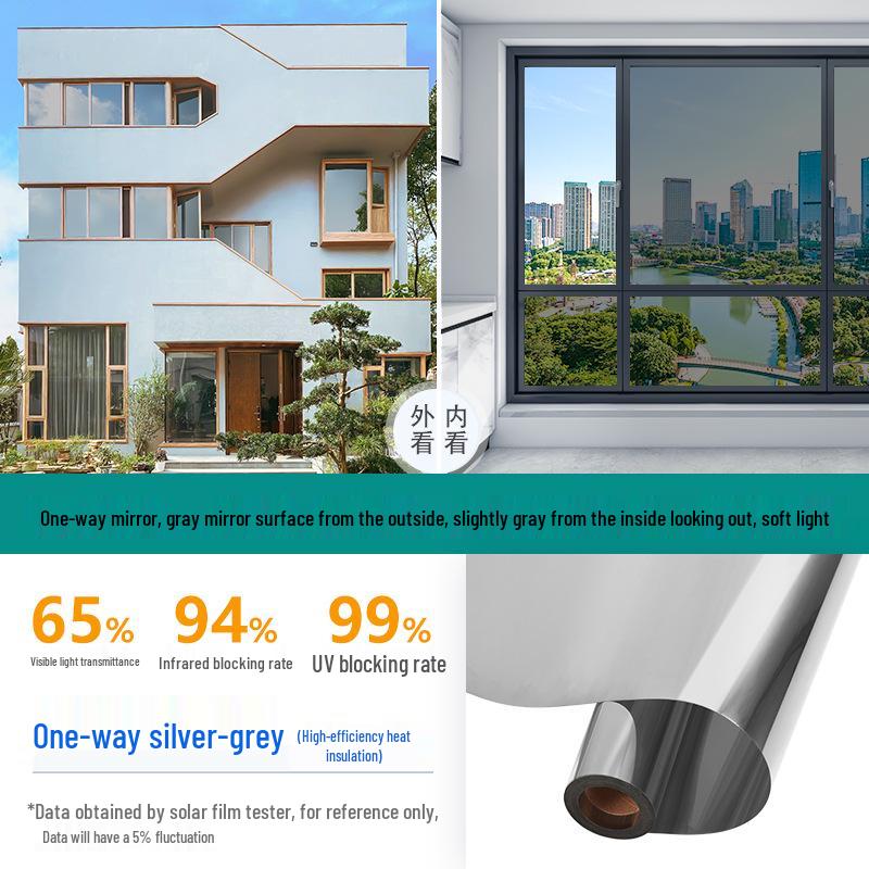 One-Way Vision Heat Insulation Sun Protection Glass Film