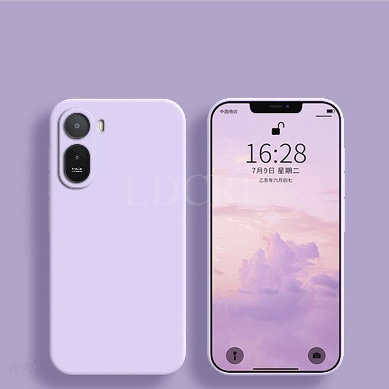 For Xiaomi Poco C81 Pro Case Liquid Silicone Official Cover Poco C81 Pro Case TPU Plain Rubber Protector Case Poco C81 Pro Cover