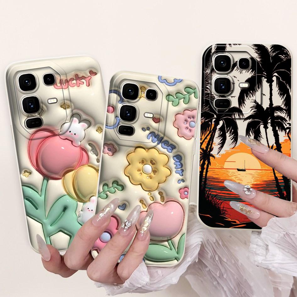 For Infinix Note 50 Pro+ Plus Case X6856 Cover Fashion Painted Couple Phone Cases For Infinix Note 50 Pro 4G X6855 Note50 Fundas