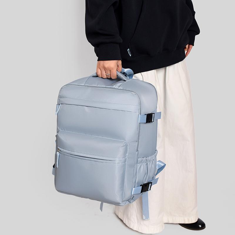 Travel Commuter Large Capacity Computer Backpack College Style Student Schoolbag with Shoe Storage Compartment