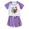 Paw Patrol Summer 2022 Kids' Two-Piece Set: Trendy Short Sleeve T-shirt & Shorts for Boys and Girls