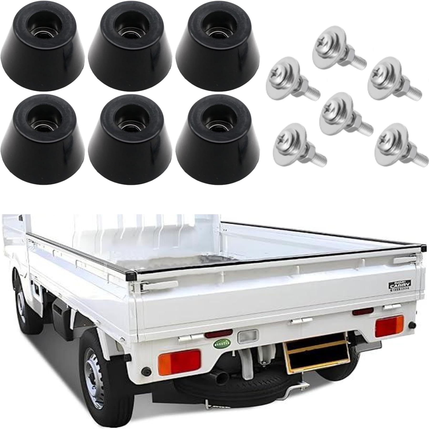 

Gavit Light Tiger, Chisel Rubber, Light Truck, Chap Guard, Rubber Guard, Shock Absorption, Stainless Steel Clasp, Set of 4