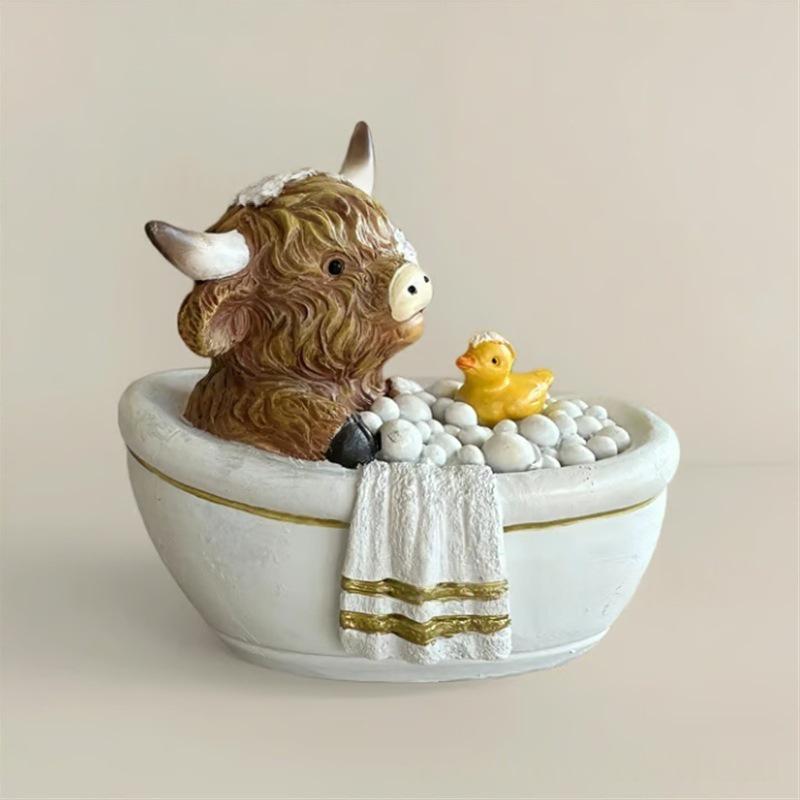 

Highland Cow Bathroom Ornaments - Creative and Fun Decor