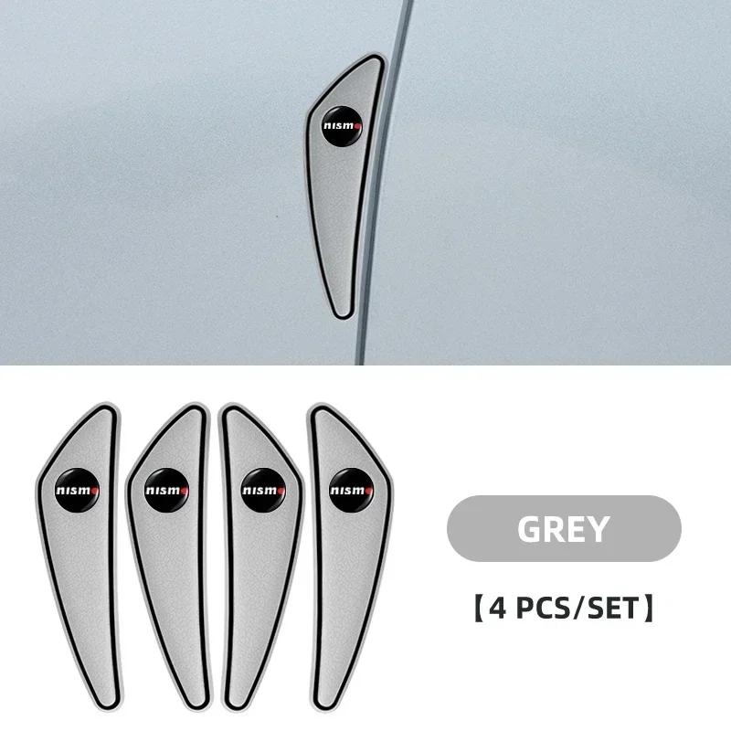 

4pcs Car Door Bumper Strip Protection Strip For Nissan Nismo Note Armada Pulsar Pathfinder X-Trail Qashqai Car Accessories