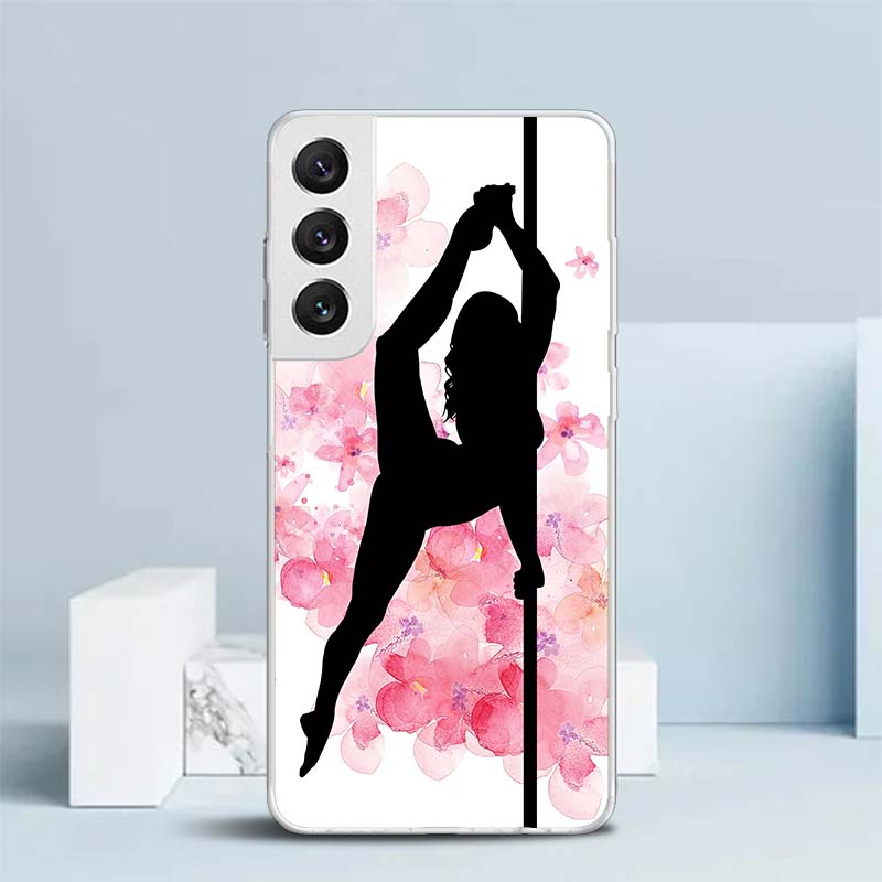 Pole Dancer Dancing Soft Cover for Samsung Galaxy S25 Edge S26 S24 S23 Ultra Phone Case S22 S21 Plus S20 FE Print Pattern Shell