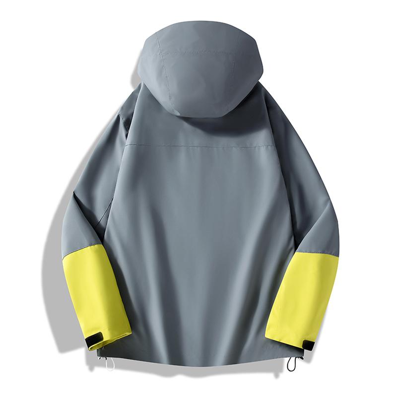 Jachetă Unisex Moale Impermeabilă Jachetă Ușoară Rezistentă la Vânt pentru Drumeții Pelerină de Ploaie Respirabilă pentru Sporturi în Aer Liber Alergare Camping