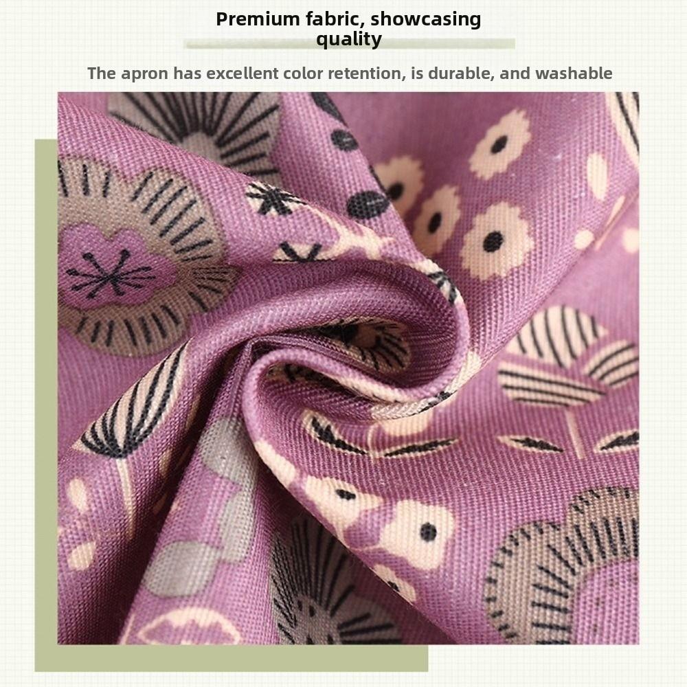 2Pcs Breathable Kitchen Cooking Apron Canvas Cleaning Apron Suspender Work Dress  BBQ