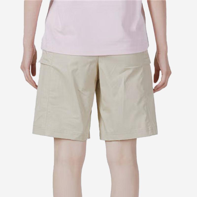Puma Solid Color Sports Casual Drawstring Shorts Women shorts Off-White 536882-64
