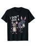 Camiseta Divertida Rata Liderando Burro No Me Importa