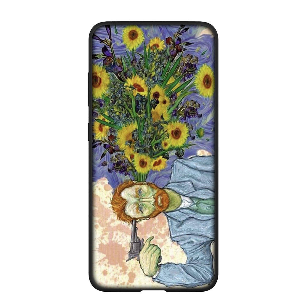 Husă Telefon pentru Samsung Galaxy S25 S24 S23 iPhone 16 15 Xiaomi Redmi Note 14 13 12 16E X 11 Pro Max OPPO Moto Huawei Tapet Floarea Soarelui Van Gogh Husă
