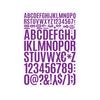 12 Sheet Alphabet Sticker Creative Vibrant Color Letter Symbol Stickers for DIY Crafts Scrapbooking Labels Water Bottle