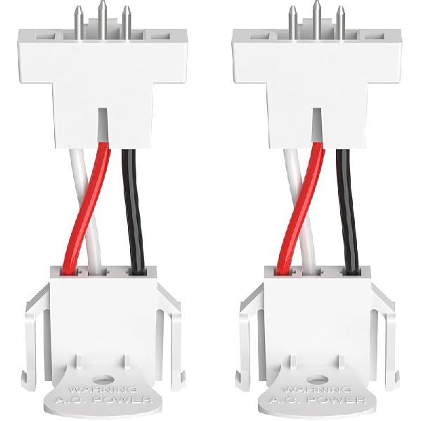 Siterlink Quick Connect Smoke Detector Adapter Plug, Compatible with GS562A Hardwired Smoke Alarm to Connect Existing Wiring Harness GA6217K 12-Pack 2 Pack