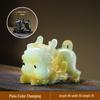 Color-Changing Zisha Pixiu Tea Pet with Yuanbao