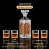 Set Decanter per Whiskey in Vetro di Cristallo Premium