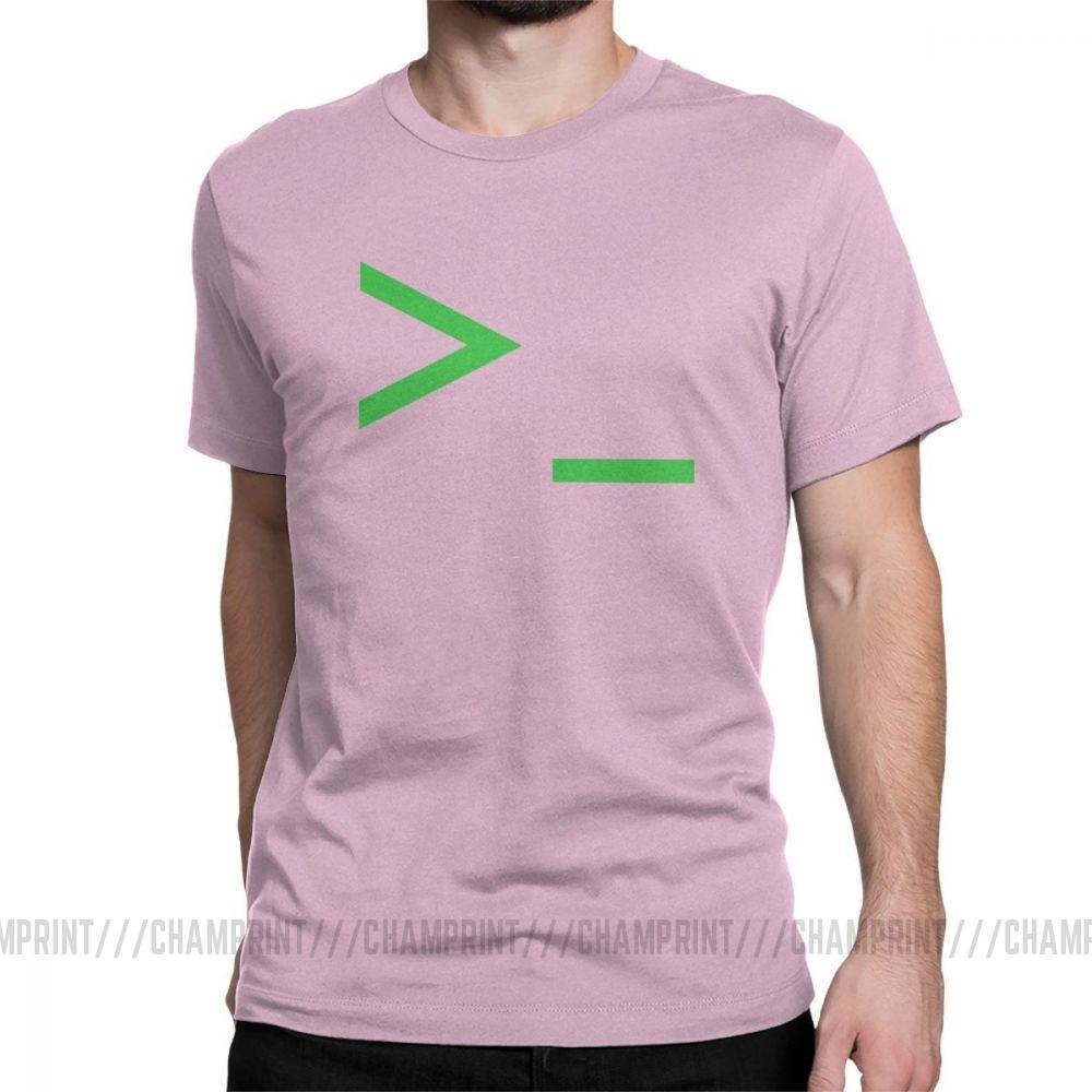 Command Prompt Men's T Shirt Unix Shell Command Line Prompt Code Programming Tees Short Sleeve O Neck T-Shirt Cotton Summer Tops